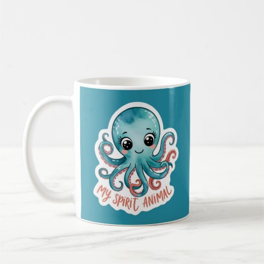 Mijn Spirit Animal Octopus Mok (Links)
