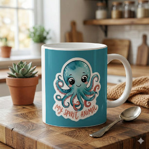 Mijn Spirit Animal Octopus Mok