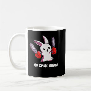 Mijn Spirit Animal Rabbit met Chainzaag Design Spi Koffiemok