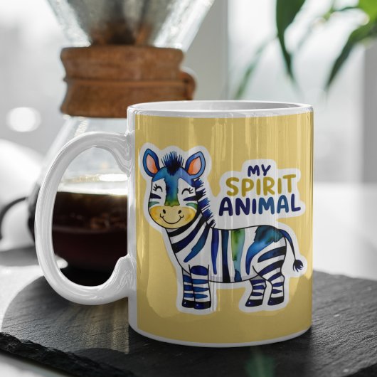 Mijn Spirit Animal Zebra Mok