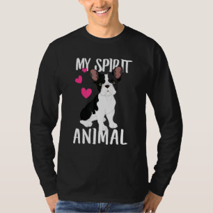 Mijn Spirit Dier Franse Bulldog Love R Papa Mama B T-shirt