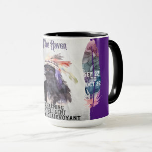 "Mijn spirituele dier" De raaf koffiemok Mok