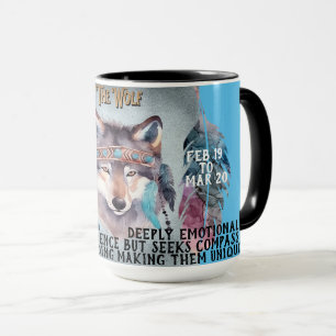 "Mijn Spirituele Dier" De Wolf Koffiemok Mok