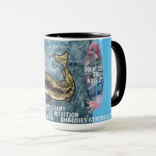 "Mijn spirituele dier" De zalm koffiemok Mok