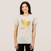 Mijn spirituele dier - Duif Tri-Blend Shirt (Voorkant volledig)