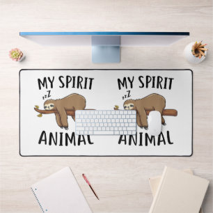 Mijn spirituele dier grappige luiaard cadeau bureaumat