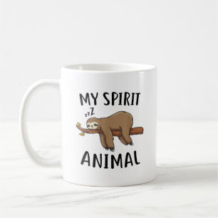 Mijn spirituele dier grappige luiaard cadeau koffiemok
