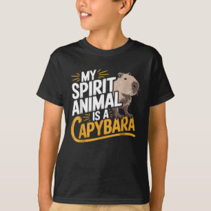 Mijn spirituele dier is een capybara Cute & grappi T-shirt