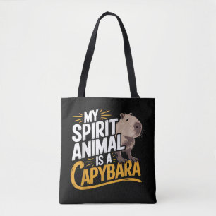 Mijn spirituele dier is een capybara Schattig en g Tote Bag