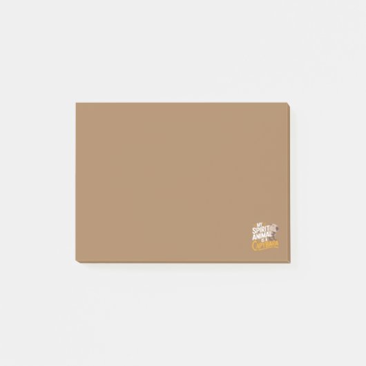 Mijn spirituele dier is een capybara Schattig & Gr Post-it® Notes (Voorkant)