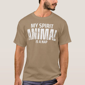 Mijn spirituele dier is een dutje vrienden t-shirt