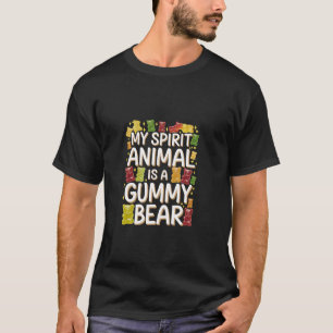 Mijn spirituele dier is een kind dat snoepgomberen t-shirt
