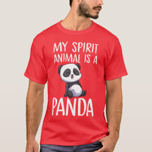 Mijn spirituele dier is een panda beer kawaii dier t-shirt