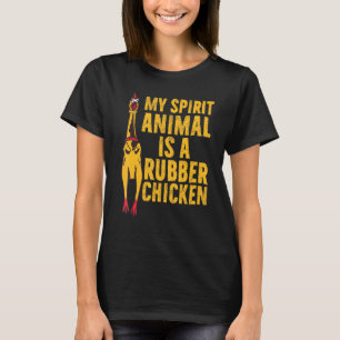 Mijn spirituele dier is een rubberen kip  Kip Appa T-shirt