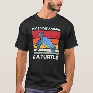 Mijn spirituele dier is een schildpad voor de mens t-shirt