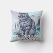 Mijn Spirituele Guardian Cat Kussen (Achterkant)