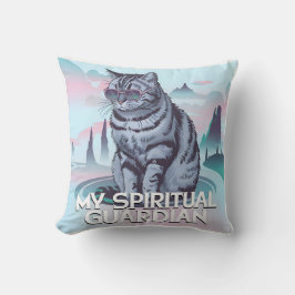 Mijn Spirituele Guardian Cat Kussen