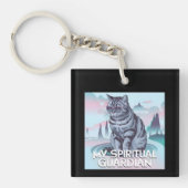 Mijn Spirituele Guardian Cat Sleutelhanger (voorkant)