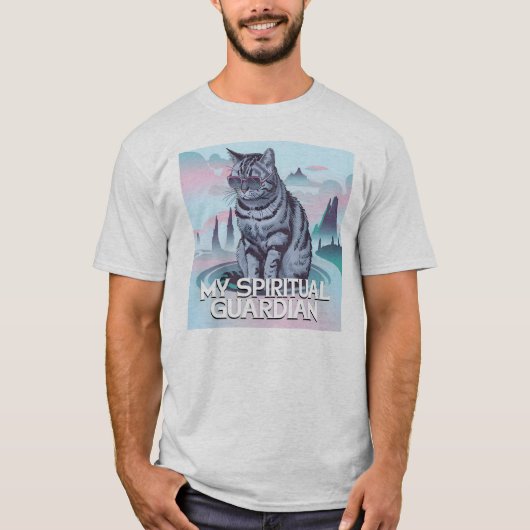 Mijn Spirituele Guardian Cat T-shirt (Voorkant)
