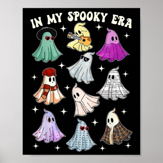 Mijn Spooky Era Groovy Ghost Halloween Funny Poster (Voorkant)