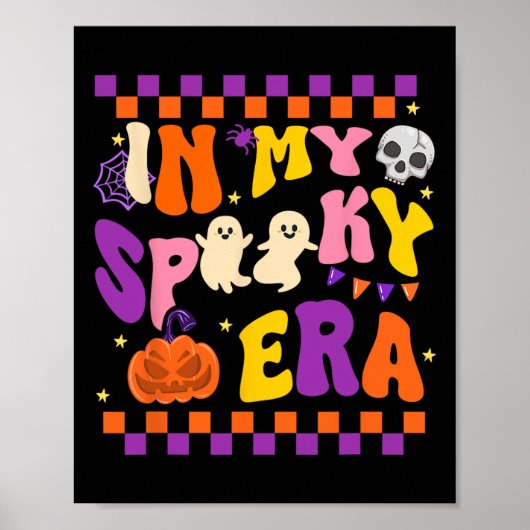 Mijn Spooky Era Schattige Ghost Funny Halloween Poster (Voorkant)