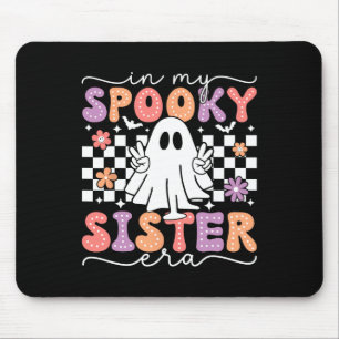 Mijn Spooky Sister Era Retro Ghost Halloween Spook Muismat