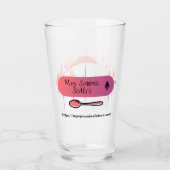 Mijn Spoonie Sisters Glass Cup Glas (Voorkant)