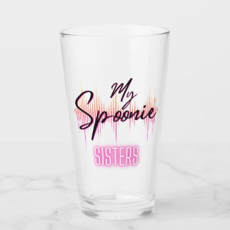 Mijn Spoonie Sisters Glass Cup Glas