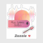 Mijn Spoonie Zuster Vinyl Sticker (Vel)