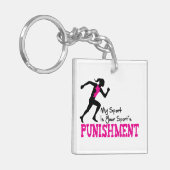 Mijn sport is je Sleutelhanger voor sportstraffen (Voorkant Links)