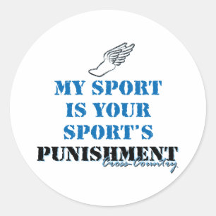Mijn sport is je sportstraf - CC Ronde Sticker