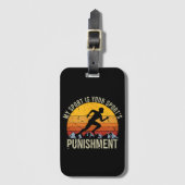 Mijn sport is je sportstrafnummer bagagelabel (Voorkant (verticaal))