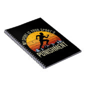 Mijn sport is je sportstrafnummer notitieboek (Rechterzijde)