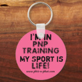 Mijn sport is LIFE! Sleutelhanger (Voorkant)