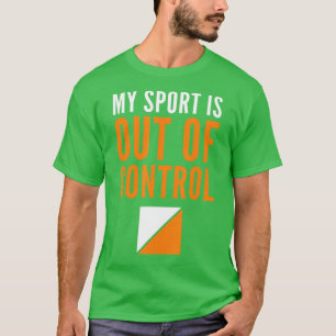 Mijn sport is uit de controlehoek, Hi. T-shirt