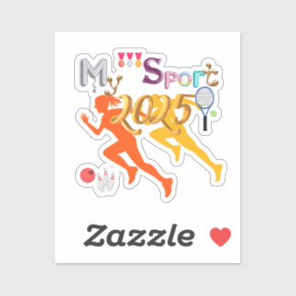 Mijn sport sticker