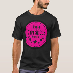 Mijn sportschool schoenen rock t-shirt