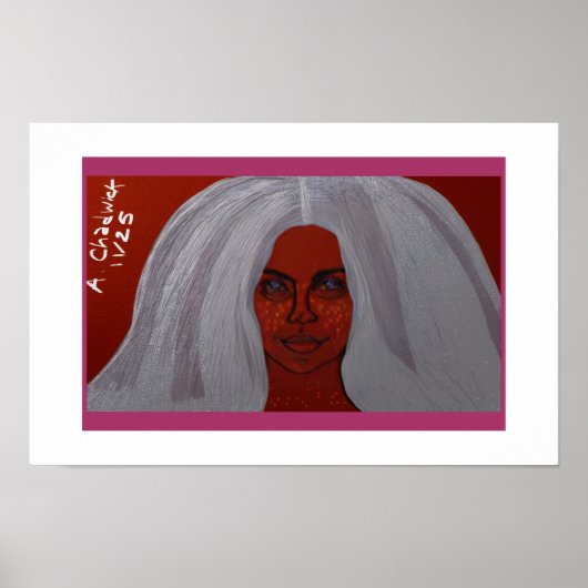 Mijn sproeten zijn mijn positiviteitssymbool poster (Voorkant)