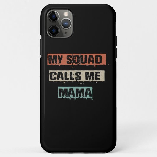 Mijn Squad noemt me mama grappny Workout Gym mama Case-Mate iPhone Case (Achterkant)