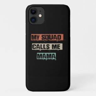 Mijn Squad noemt me mama grappny Workout Gym mama Case-Mate iPhone Case