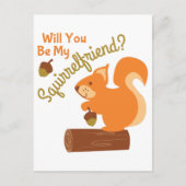Mijn Squirrel Friend Briefkaart (Voorkant)