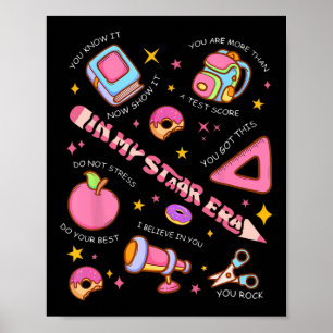 Mijn Staar Era Motivatie Testen Testdag Grappig T Poster