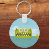 Mijn staart is lang sleutelhanger (Voorkant)