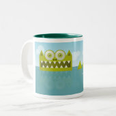 Mijn staart is lang tweekleurige koffiemok (Voorkant links)