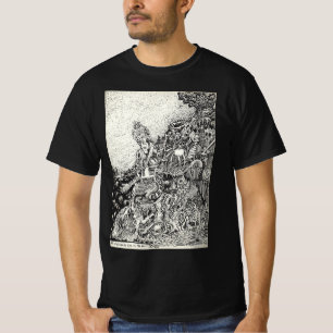 Mijn stad door vuur de zee in gedreven t-shirt