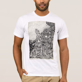 Mijn stad door vuur de zee in gedreven t-shirt