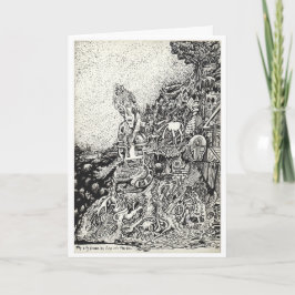 Mijn stad door vuur naar het zee gedreven.. kaart