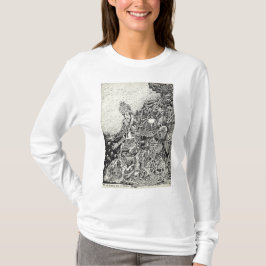 Mijn stad door vuur naar het zee gedreven t-shirt