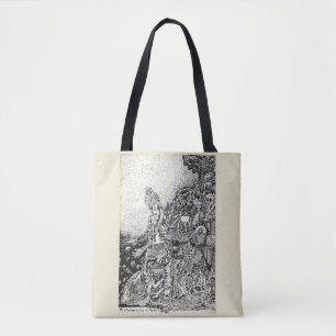 Mijn stad door vuur naar het zee gedreven tote bag