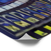 Mijn stad op 's nachts | AI Art Poster (Hoek)